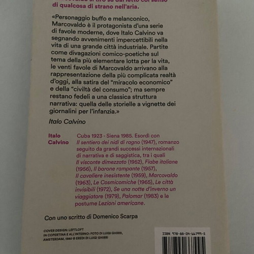 Marcovaldo του Italo Calvino καινούργιο λογοτεχνικό βιβλίο στα ιταλικά