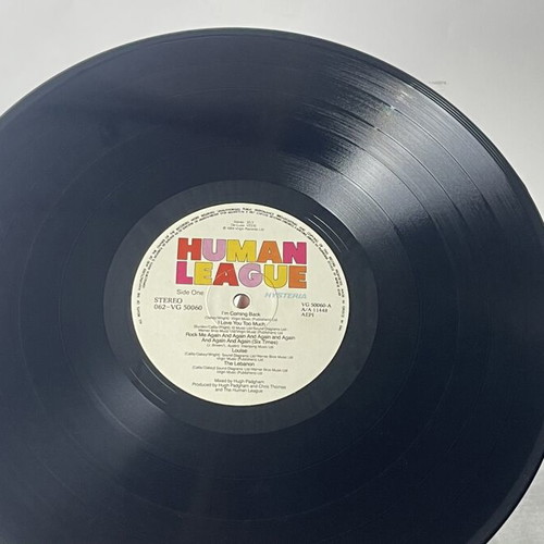 The Human League Hysteria 1984 LP vinyl used