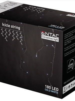 Entac Christmas Curtain IP44 144 LED RGB 8x8 Functions 1x1 new