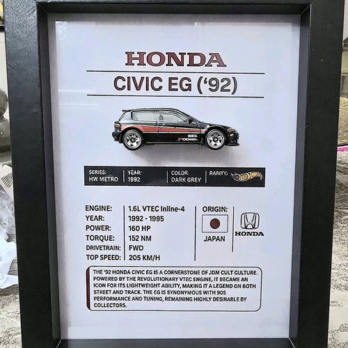 Handmade Hot Wheels Frame made to order