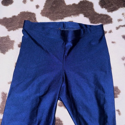 Electric blue fitted leggings like new, size S