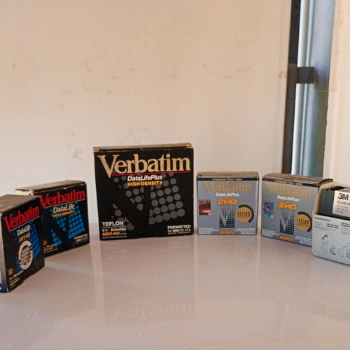 Floppy disks used, pack of 81 with boxes