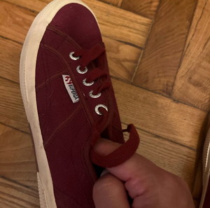 Superga παπούτσια μπορντό νο 38