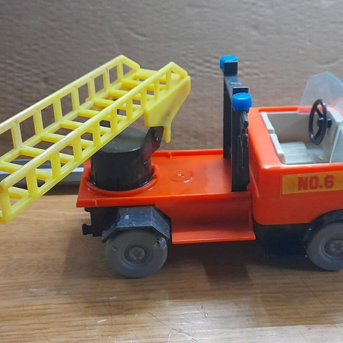 Playmobil 3236x fire truck used with missing parts