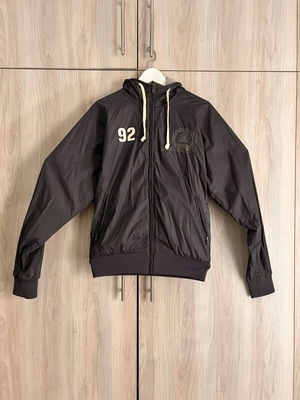 Staff spring jacket with hood blue like new