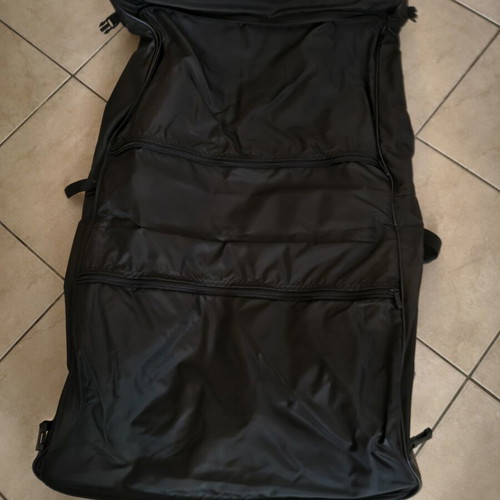 Delsey Retro Suitcase Garment Bag like new, black with red details