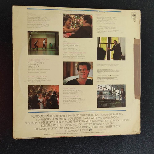 Footloose Original Soundtrack LP used, pop, vintage 1984