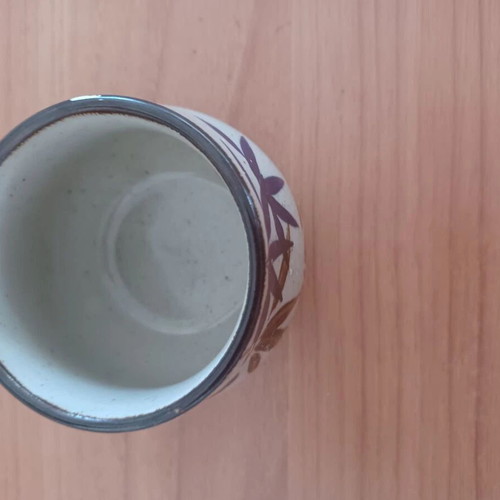 Small ceramic decorative container used