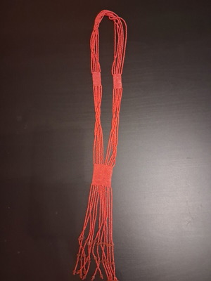 Women's necklace coral color new