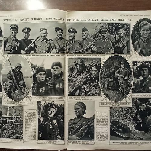 The Illustrated London News magazine used, edition 10-2-1945
