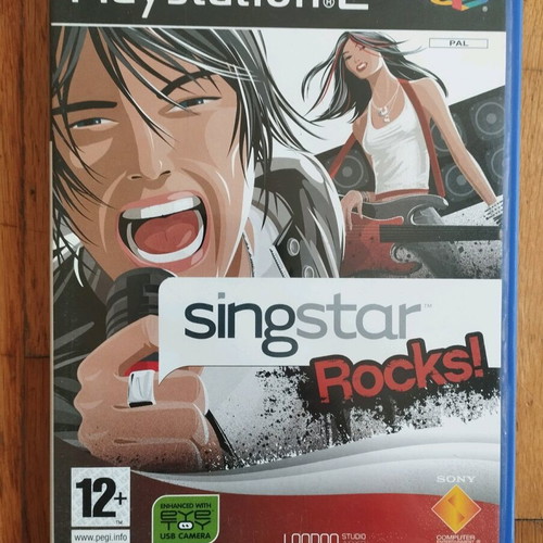 Singstar Rocks! PS2 used, Greek, complete