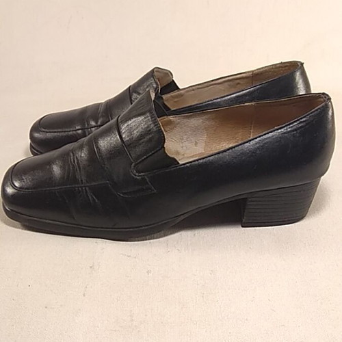 Mario Ponti leather shoes used, black size 39