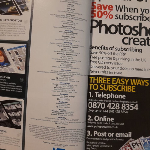 Photoshop Creative issue 6 used magazine
