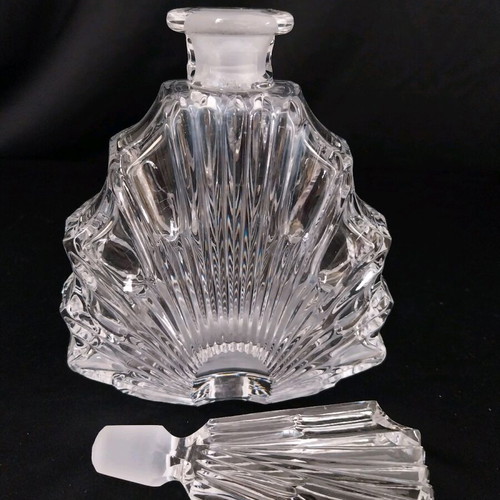 Art Deco Small Crystal Decanter 1940s