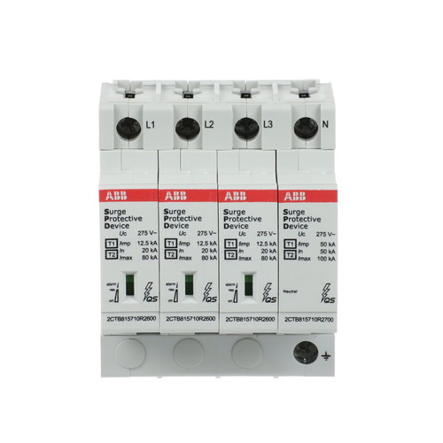 Surge Protector Three-Phase T1+T2 ABB and Two 40A AC Residual Current Relays New