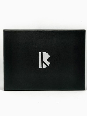 BEWMER RFID портфейл с карбоново фибърно щипка за пари, кафяв