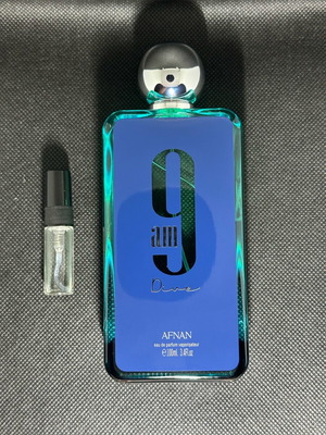 Afnan 9 AM Dive Eau de Parfum decant, 3 ml authentic