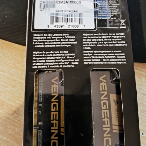 Corsair 8GB DDR3 SO-DIMM 2x4GB 1600MHz new laptop memory