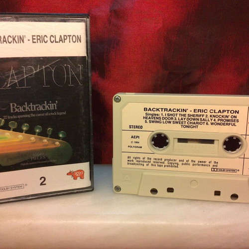 Eric Clapton Backtrackin cassette tape like new, rock