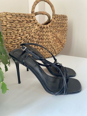 Πέδιλο γόβα Topshop ελάχιστα φορεμένο, μέγεθος 40, μαύρο