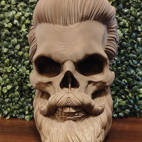 Gamer Skull headset stand new, 3D printed support