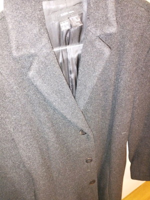 Zara coat gray black like new size M