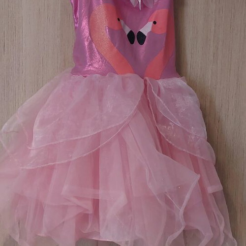 Flamingo Costume like new, size 5-6 years, pink