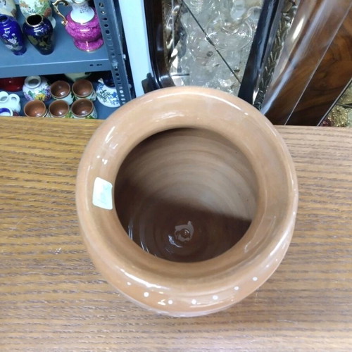 Terracotta outdoor flower pot like new 17x12x12 cm