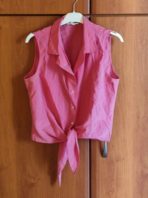Escada pink blouse, size S