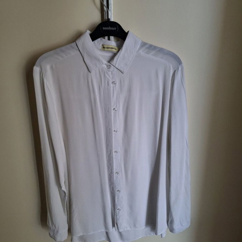 Women's white shirt size large cotton new