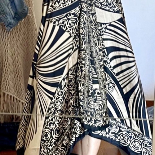 New Look silk satin asymmetric dress S-M like new
