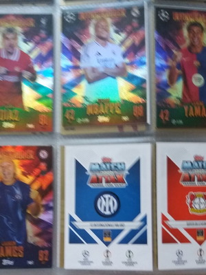 Champions League & Europa League Match Attax Extra 4 Invinciballers Limited Edition set like new