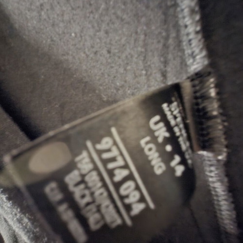 Marks & Spencer Black Elastic Pants like new, UK 14