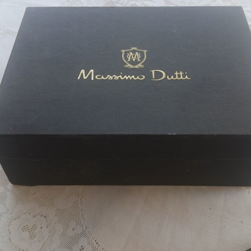 Γόβες Massimo Dutti μπλε δερμάτινες μέγεθος 38