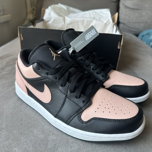 Nike Air Jordan 1 Low Crimson Tint Black Pink Size EU41 US8 New