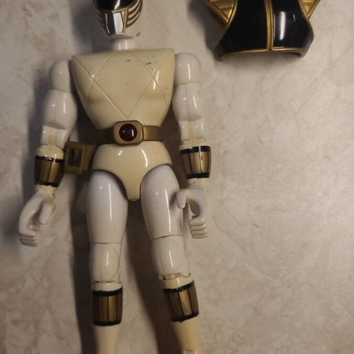Power Ranger white used Bandai 1995