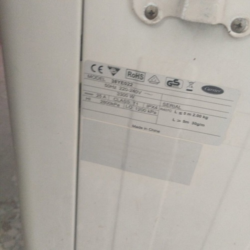 Carrier 24 Air Conditioner used for spare parts