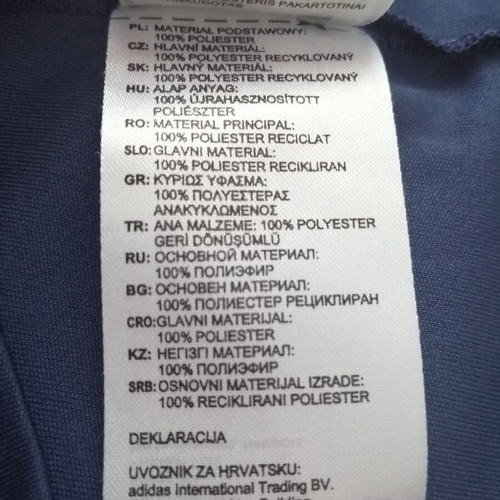 Adidas Climalite women's polo shirt used, size M, blue