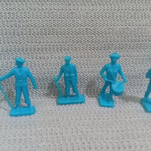 Plastic military figures used, French Navy, pack of 4