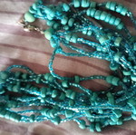 Boho turquoise necklace like new