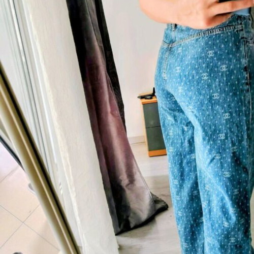 Chanel Vintage Jeans new, blue, size M 38 10