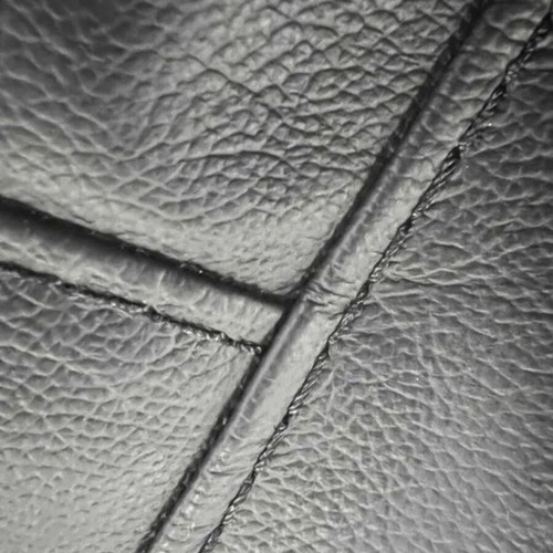 Black leather sofas two pairs with reclining mechanism new