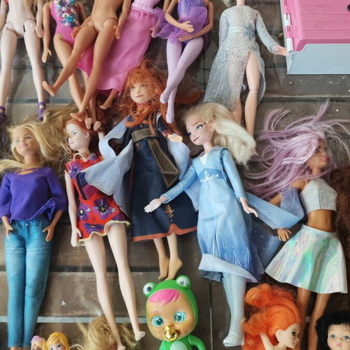 Barbie κούκλες και αξεσουάρ μεταχειρισμένα, σετ