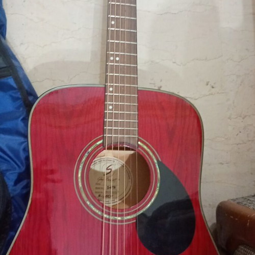 Acoustic guitar new with case