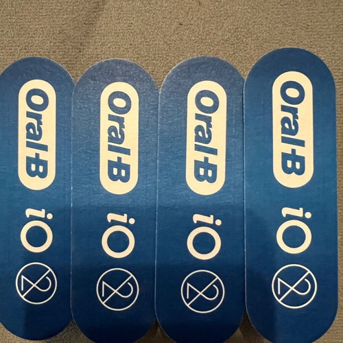 Oral B io replacement brush heads pack of 4 new