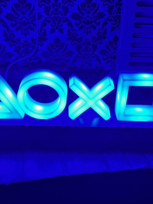 PlayStation decorative lamps like new, battery or cable powered