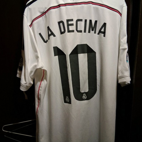 Real Madrid La Decima Home Jersey like new, collectible