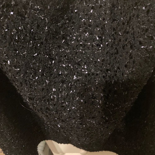 Bouclé skirt with front zipper new, size EU 44