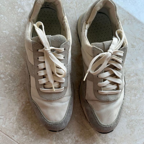 Massimo Dutti sneakers size 41 used, beige and grey with suede details