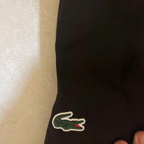 Lacoste black trackpants size S like new